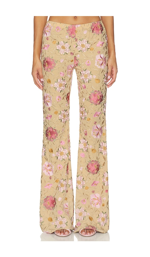 Janae Pant by Love Shack Fancy in Honey Garden