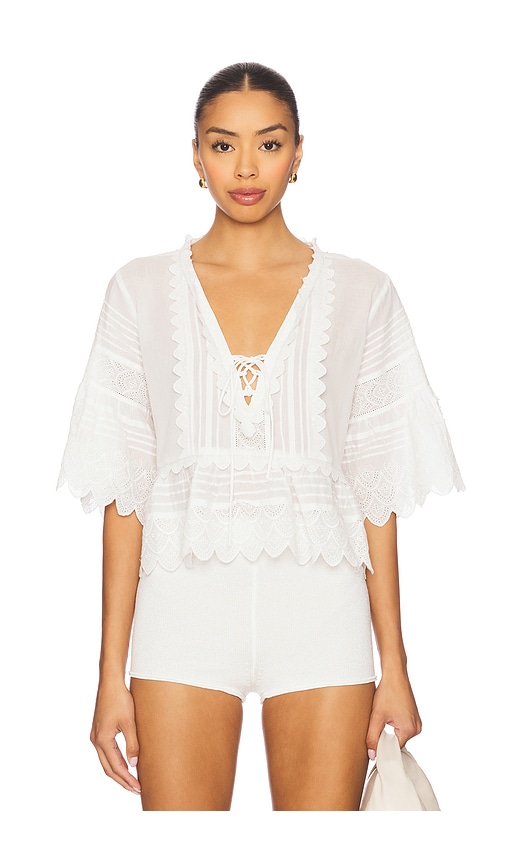Loveshackfancy Lucce Top