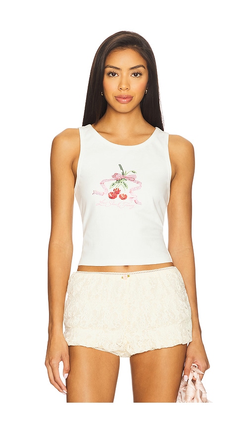 Kaleen Tank in White. - size XXS (also in L, M, S, XL, XS)