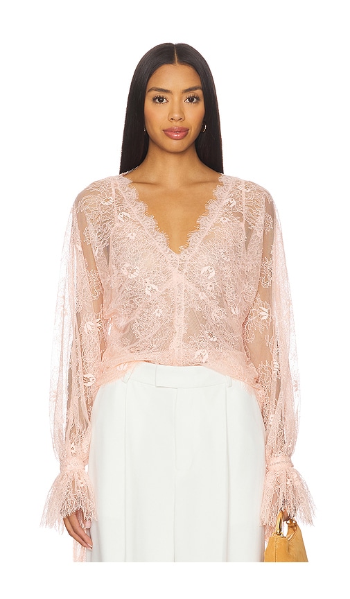 Kath Top in Pink. - size L (also in M, S, XL, XS, XXS) - LoveShackFancy - Modalova