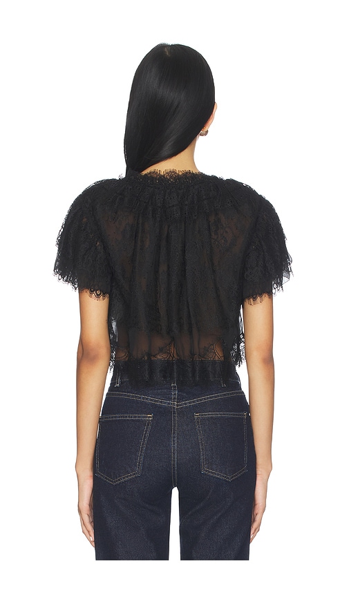  Loveshackfancy Oberteil Vienne In Black. Größe L. Also In Xl, Xxl. 