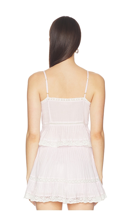  Loveshackfancy Oberteil Aleni In Rose. Größe Xxs. Also In Xs, S, M, Xl. 