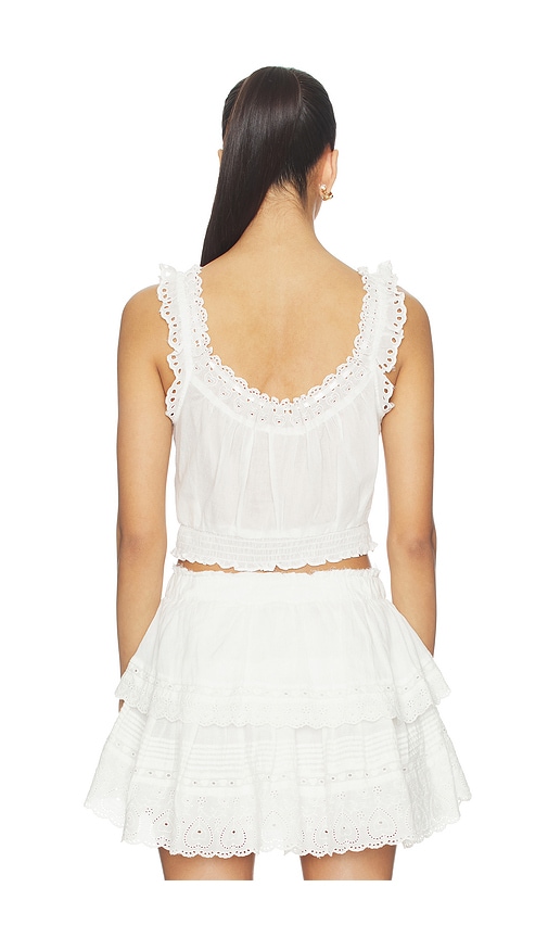  Loveshackfancy Oberteil Lupo In White. Größe Xs. Also In S, M, L, Xl. 
