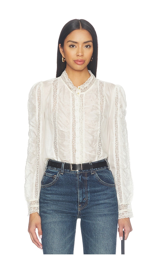 Jacque Top by Love Shack Fancy in Chai Whip