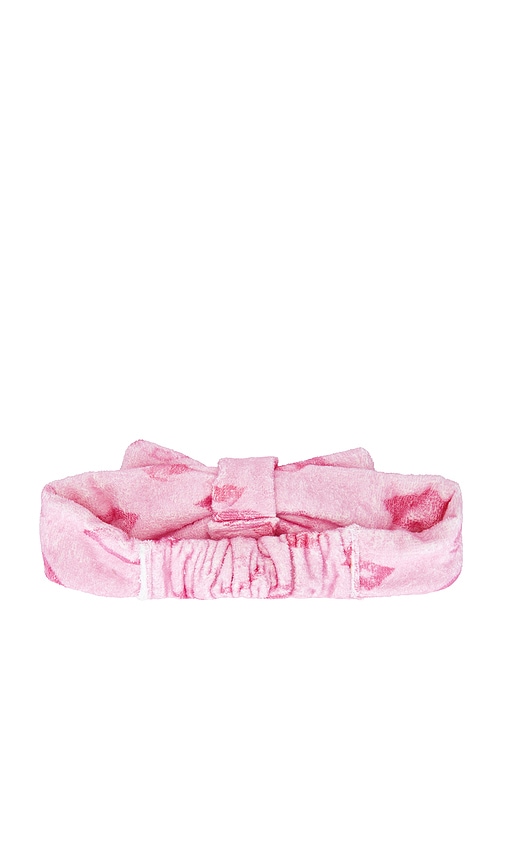  Loveshackfancy Headband With Bow In Pink. 