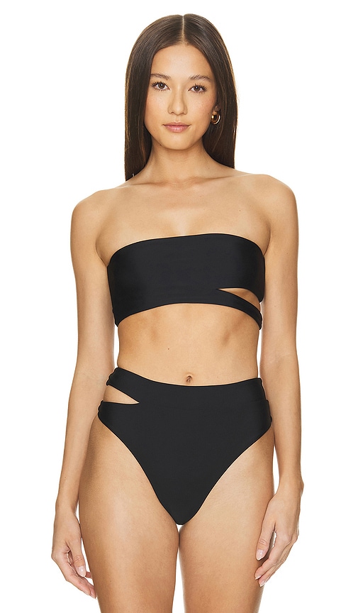 Lovewave Sarai Bandeau Top In Black