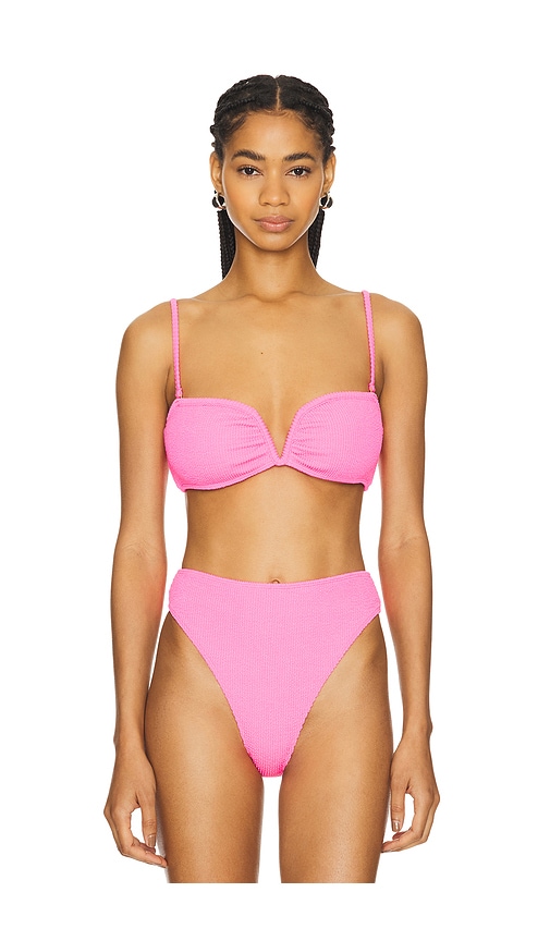 Lovewave The Nobu Top In Hot Pink