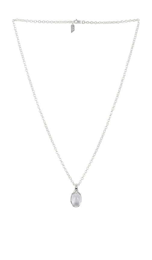 Loren Stewart Crystal Orb Amulet Necklace In Metallic
