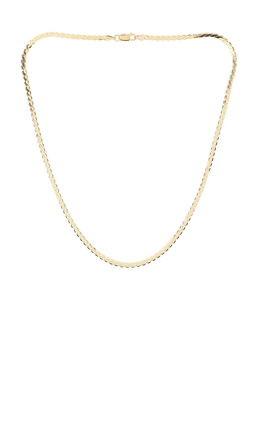 Loren Stewart Serpentine Chain Necklace In Gold