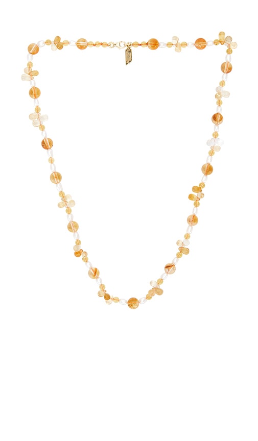 Loren Stewart Bellissimo Gem Necklace in Orange 395$