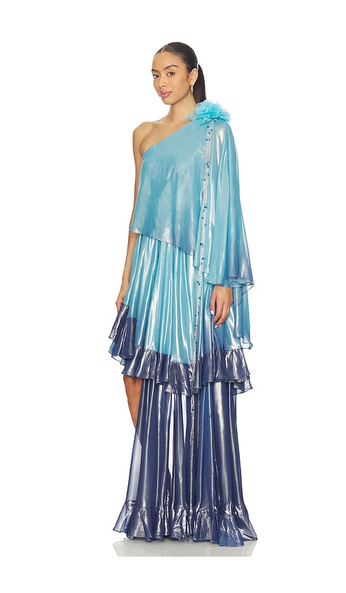  La Fuori Kleid Dress In Blue. Größe Xl. Also In Xs. 
