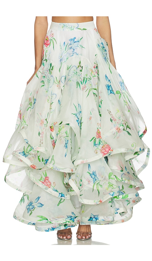 Petal Cascade Flounce Skirt