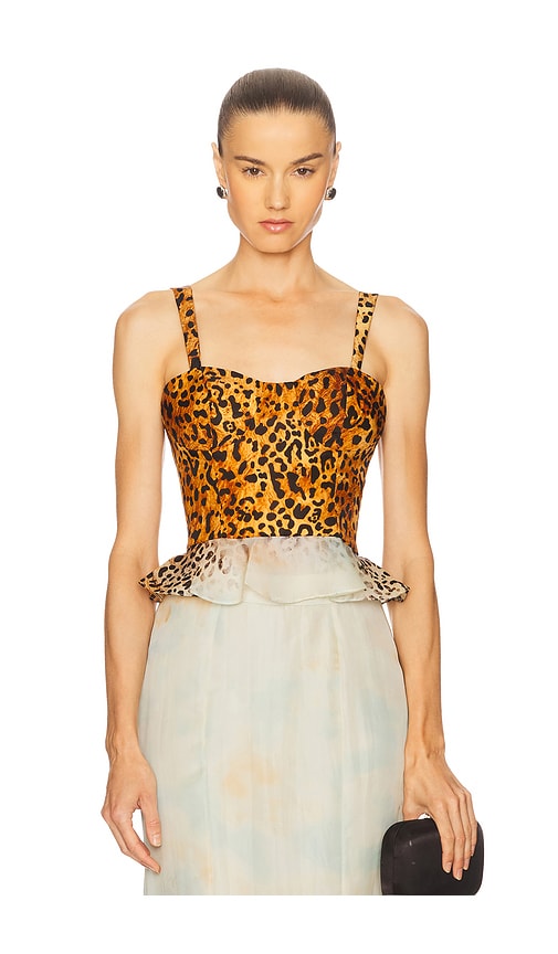 LA FUORI Audrey Periwinkle Embroided Bralette