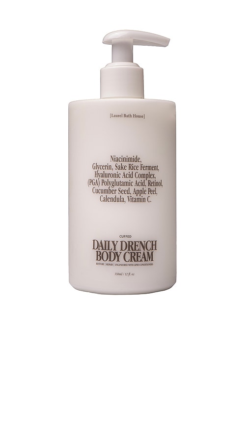 Laurel Bath House Daily Drench Body Cream in Cuffed.