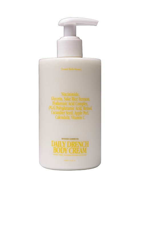 Laurel Bath House Daily Drench Body Cream in Banana Hammock.