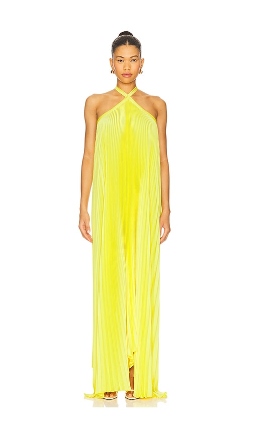 L'IDEE Deesse Gown in Yellow. - size 8/S (also in 10/M, 6/XS)