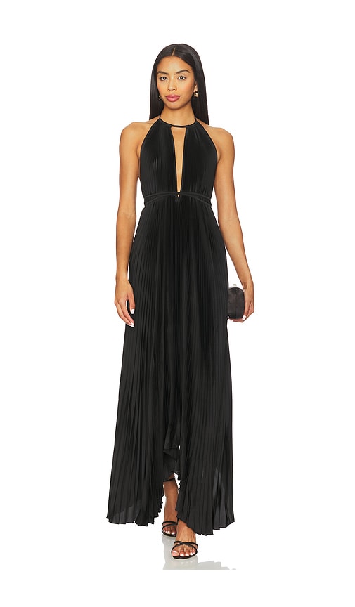 L'idée Boheme Gown In Black