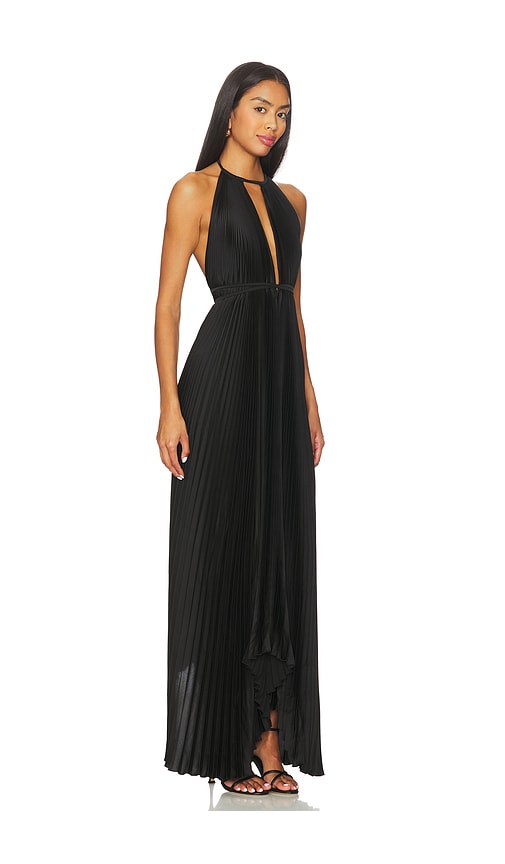 L'idée Boheme Gown In Black