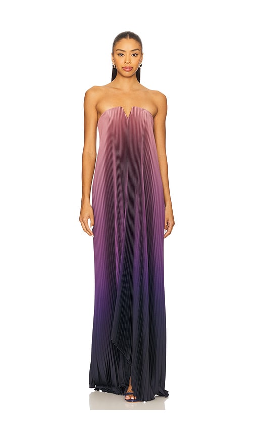 L'idée Black Tie Gown In Purple