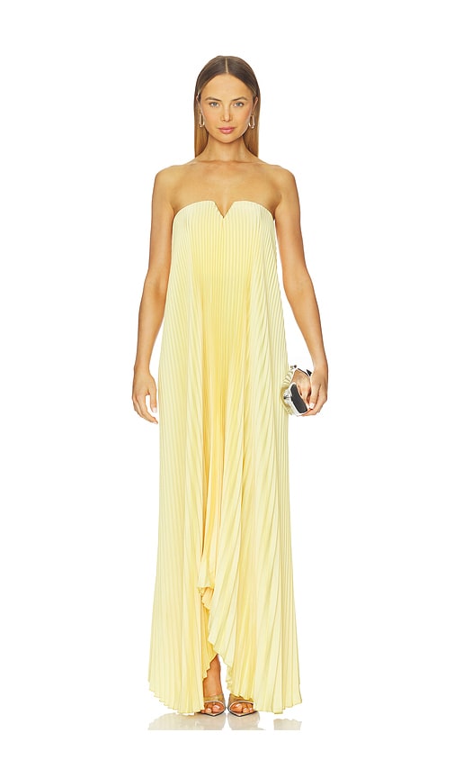 L'idée Black Tie Gown In Yellow