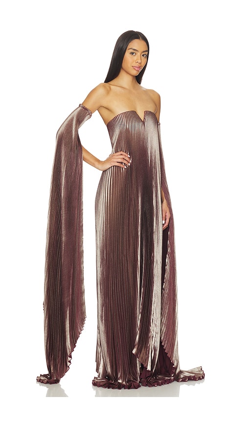  L'idee Kleid Black Tie In Mauve. Größe 6/xs. Also In 8/s, 10/m. 