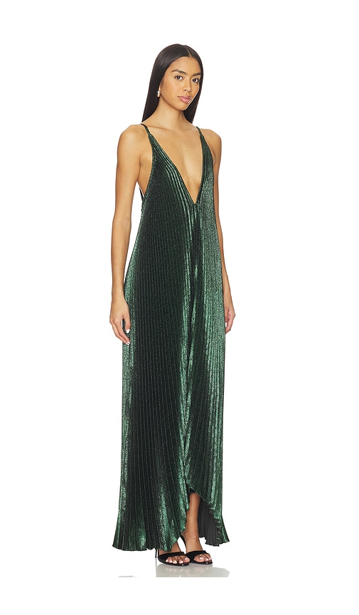  L'idee The Muse Gown In Green. Size 6/xs. Also In 8/s, 10/m, 12/l. 