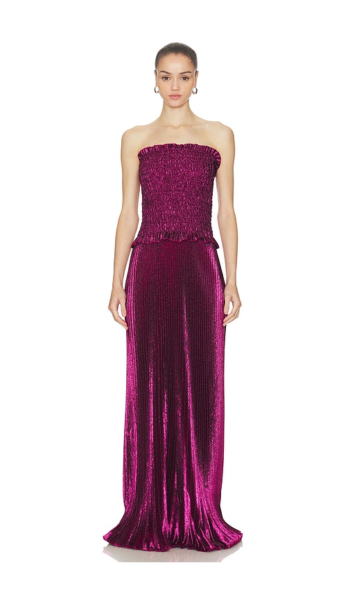 L'IDEE Maya Gown in Sangria Glitter | REVOLVE