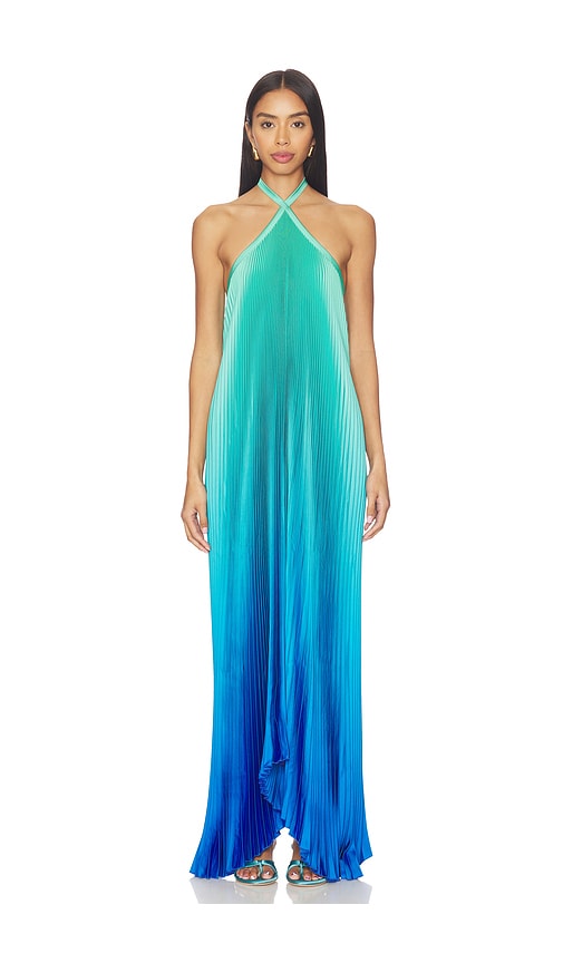 L'idée Deesse Gown In Blue