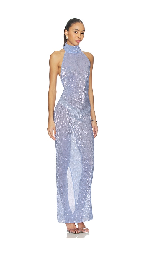  L'idee Casablanca Dress In Blue. Size 8/s. Also In 10/m, 12/l, 14/xl. 