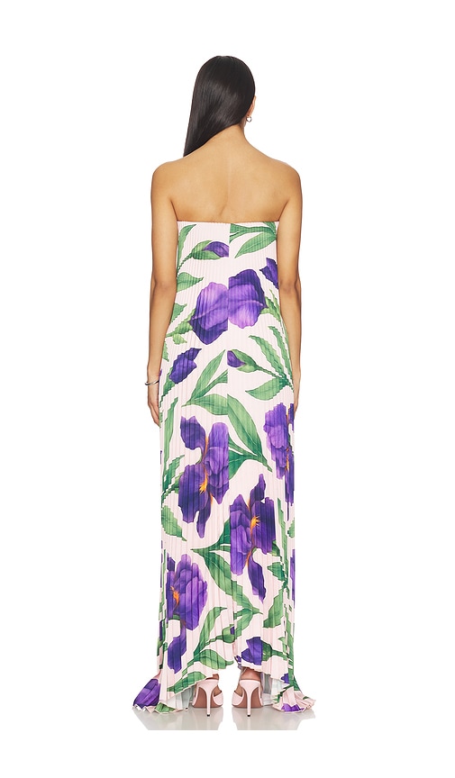  L'idee Bisous Strapless Gown In Rose,purple. Size 8/s. Also In 6/xs, 12/l, 14/xl. 
