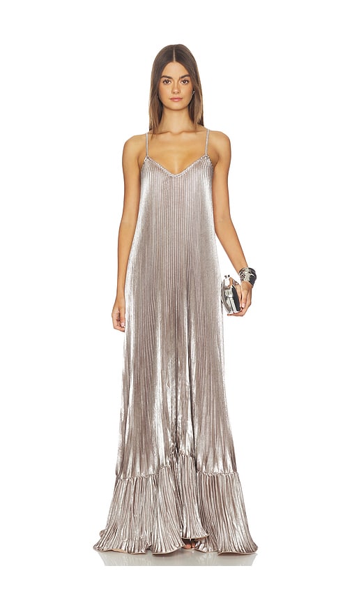 LIDEE ROBE MARRAKESH en Metallic Silver Taille 10M Also en 587 €