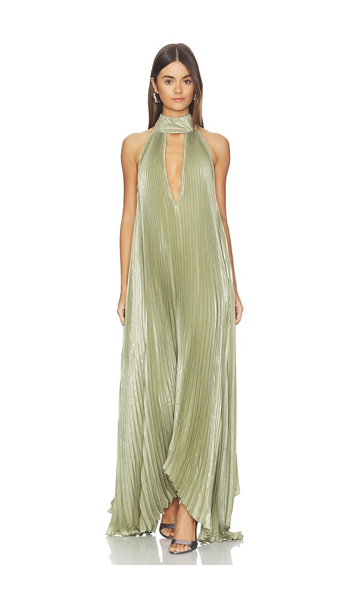 LIDEE ROBE DE SOIRE OPERA en Sage Taille 8S Also en 6XS 10M 12L 553 €