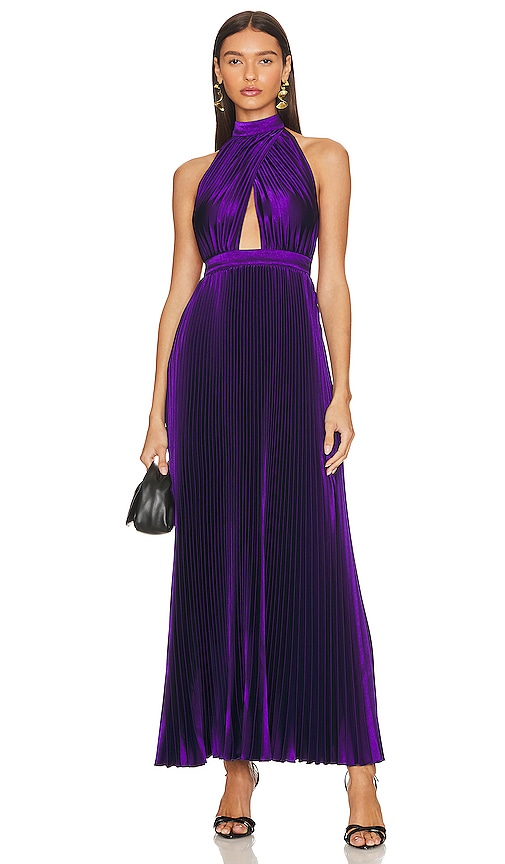 L'idée Renaissance Full Length Gown In Purple