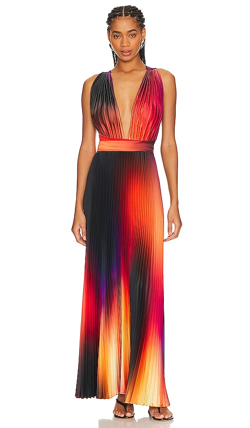 L'IDEE Moderniste Gown in Fire