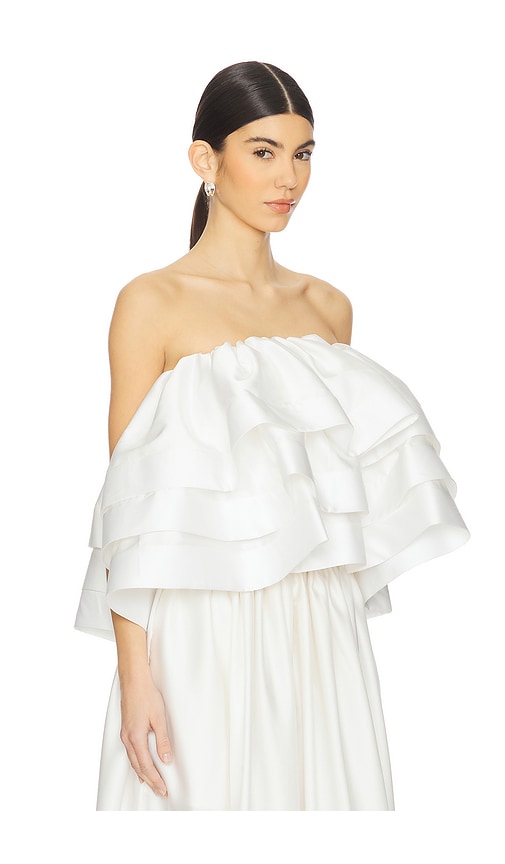 L'idée Sicilian Strapless Top In Bridal Ivory