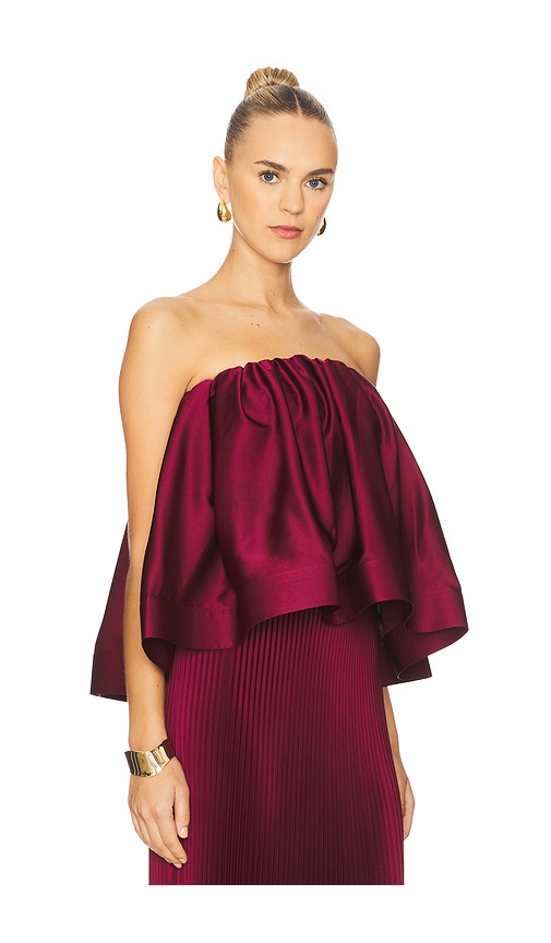 L'idée Breeana Top In Burgundy