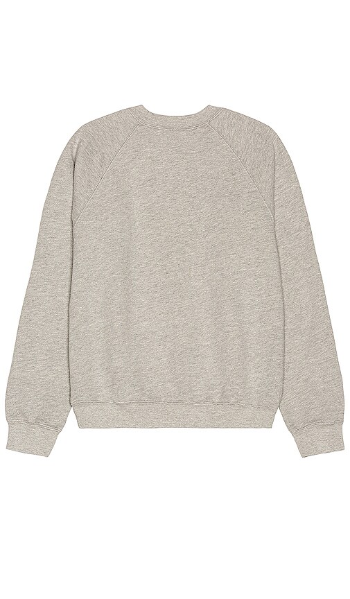 Shop Les Tien Classic Raglan In Heather Grey