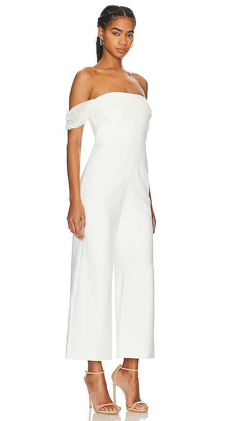 Shop Likely Paz Jumpsuit In White
