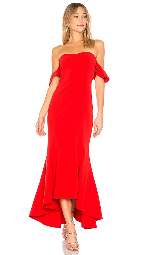 LIKELY Sunset Gown in Scarlet | REVOLVE
