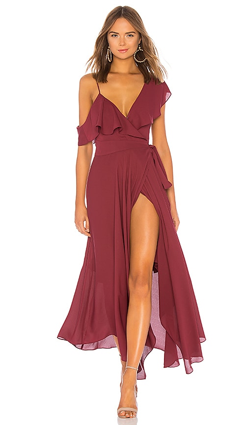 LIKELY Leilani Gown in Zinfandel | REVOLVE