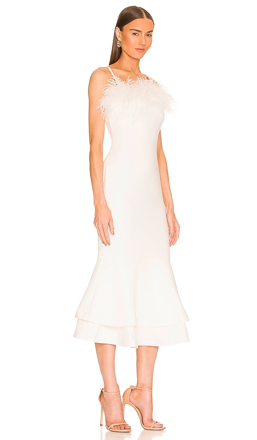FEATHER AURORA 裙子 – 白色