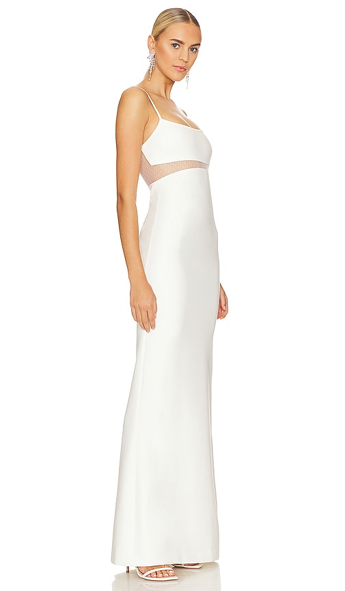 Shop Likely Stefania Gown In White