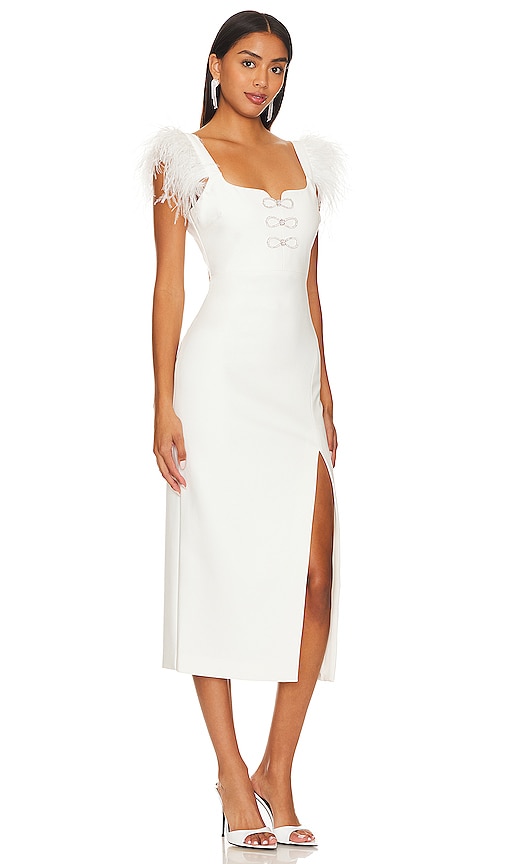 Shop Likely Rizzo Dress In White