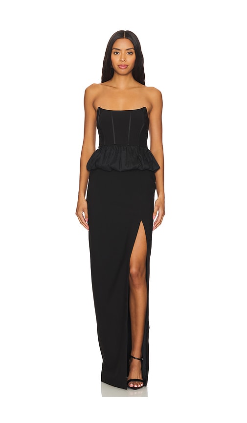 Shop Likely Liana Gown In Black