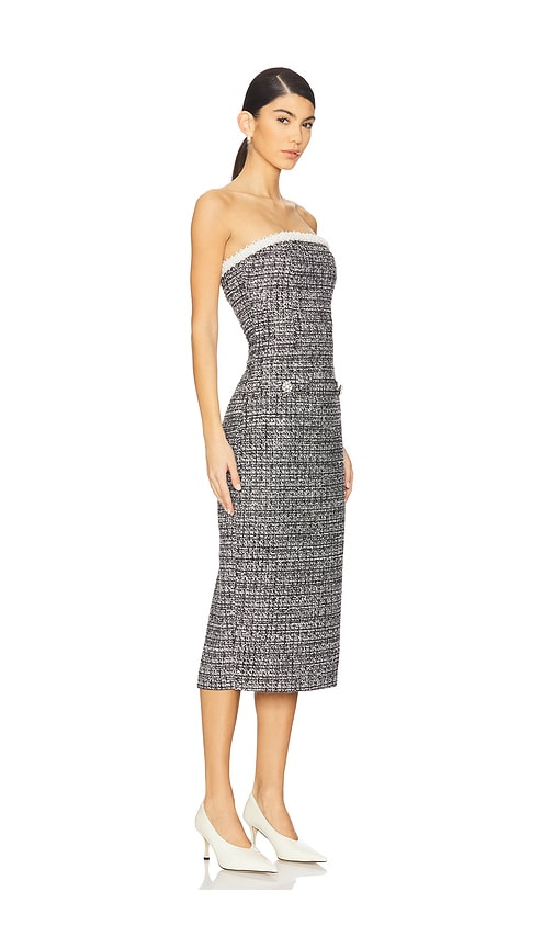 Likely Jules Wool-blend Dress In Blue