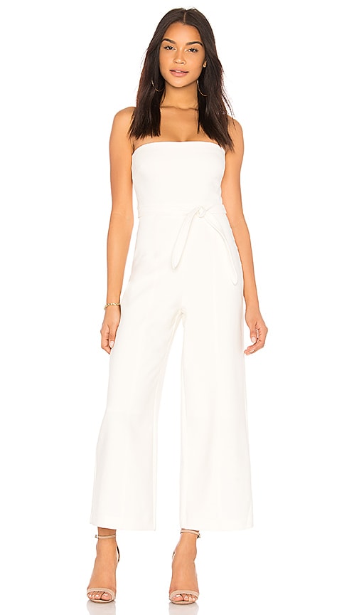 french connection lea polka dot mesh jumpsuit