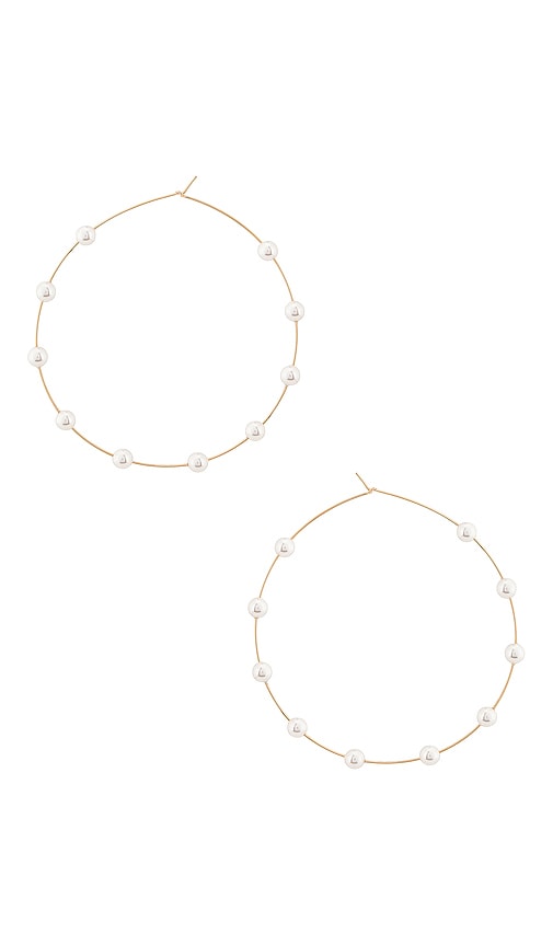Lili Claspe Molly Hoop in Gold