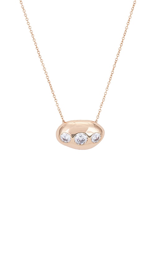Shop Lili Claspe Adira Necklace In Metallic Gold