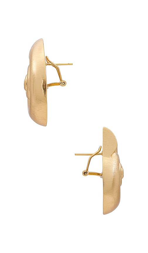Shop Lili Claspe La Mer Earrings In Metallic Gold
