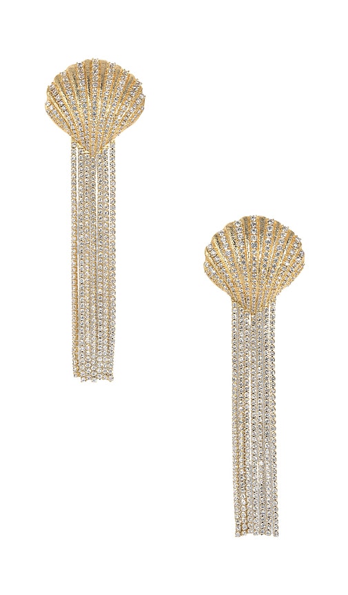 Lili Claspe Marion Earring in Metallic Gold